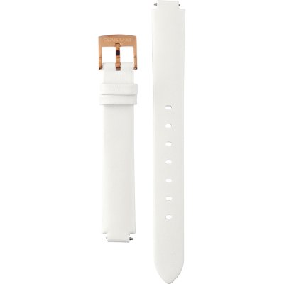Swarovski Lovely Crystals Mother of Pearl Dial White Leather Strap Watch for Women - 5242904 Buy Now By Swarovski