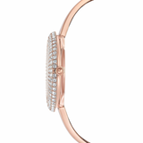 Swarovski Crystal Rose Silver Dial Rose Gold Steel Strap Watch for Women - 5484073 Buy Now By Swarovski