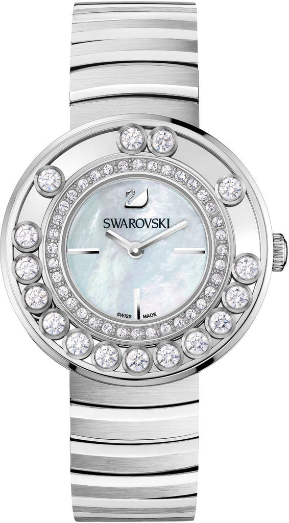 Swarovski Lovely Crystal Mother of Pearl Dial Silver Steel Strap Watch for Women - 1160307 Buy Now By Swarovski