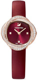Swarovski Crystal Flower Red Dial Red Leather Strap Watch for Women - 5552780 Buy Now By Swarovski
