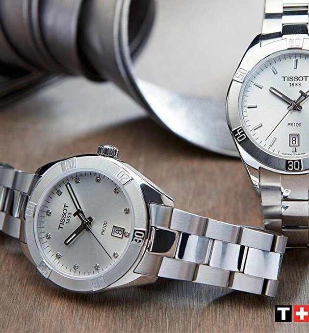 Tissot T Classic PR 100 Sport Chic Lady Watch For Women - T101.910.11.036.00 Buy Now By Tissot