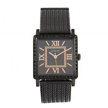 Guess Highline Black Dial Black Mesh Bracelet Watch for Women - W0826L4 Buy Now By Guess