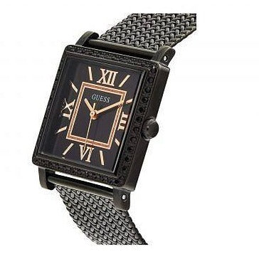 Guess Highline Black Dial Black Mesh Bracelet Watch for Women - W0826L4 Buy Now By Guess