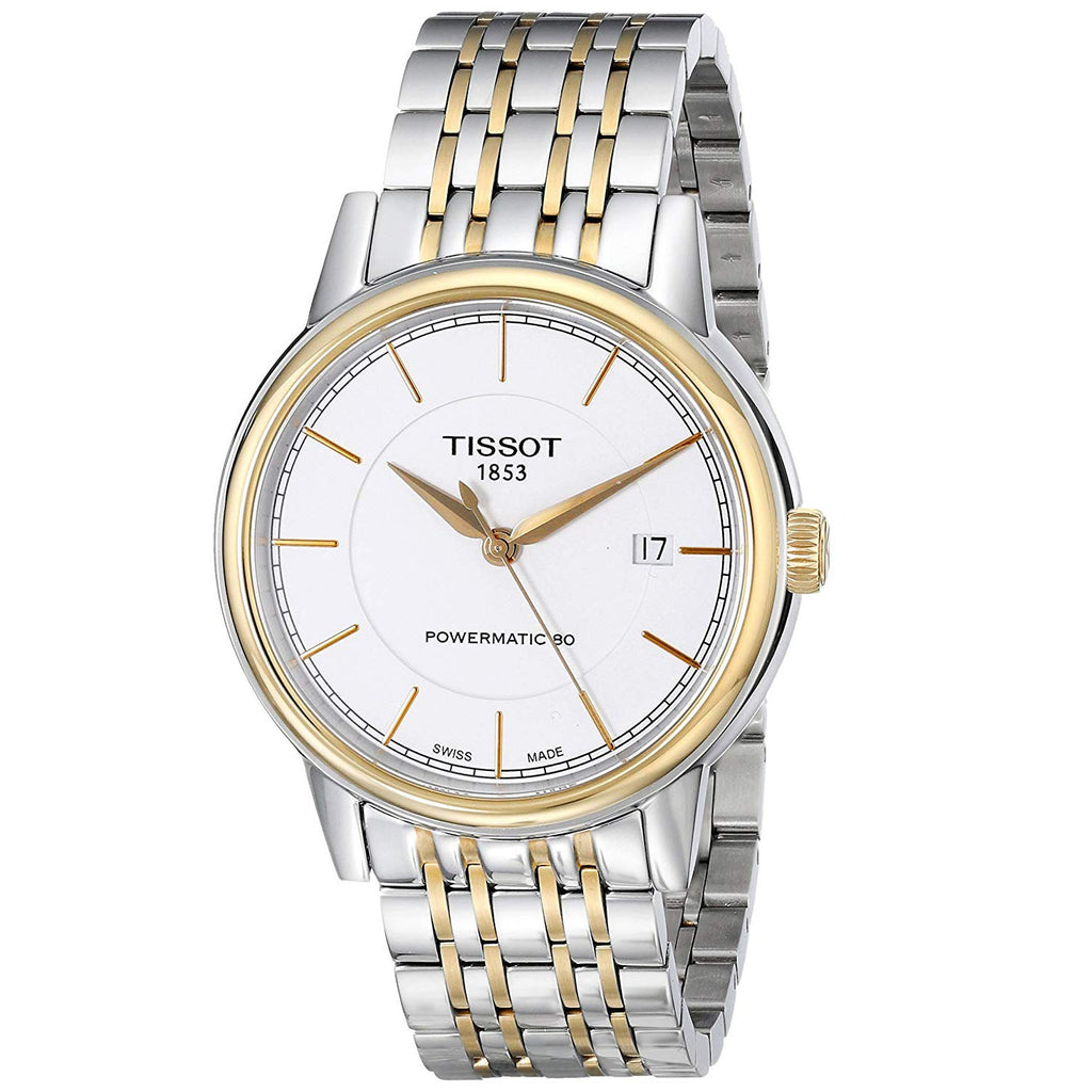Tissot T Classic Carson Automatic White Dial Two Tone Steel Strap Watch for Men - T085.407.22.011.00 Buy Now By Tissot
