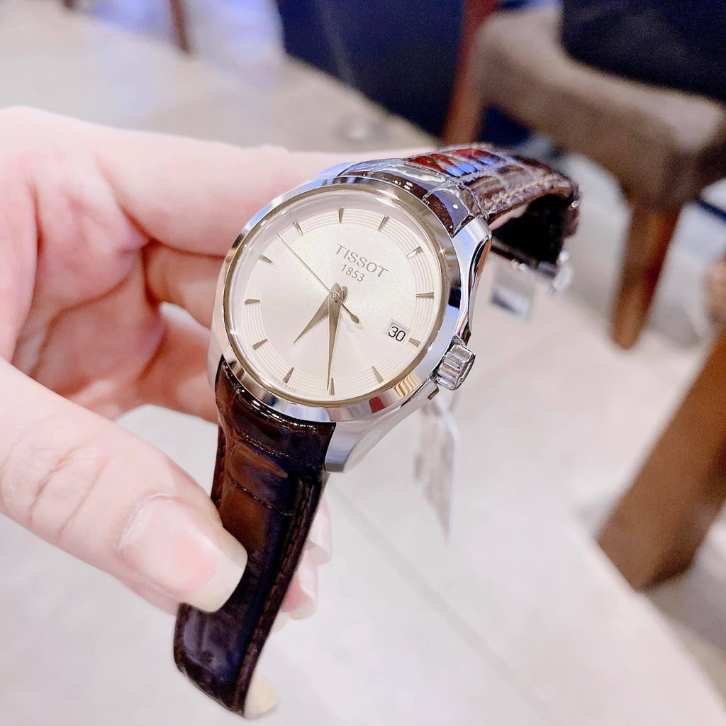 Tissot T Classic Couturier Quartz Silver Dial Watch For Women - T035.210.16.031.03 Buy Now By Tissot