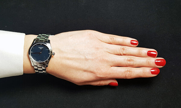 Tissot T Wave II Blue Dial Silver Steel Strap Watch For Women - T112.210.11.046.00 Buy Now By Tissot