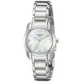 Tissot T Wave Mother of Pearl Dial Two Tone Steel Strap Watch For Women - T023.210.11.117.00 Buy Now By Tissot