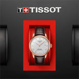 Tissot Le Locle Powermatic 80 Silver Dial Brown Leather Strap Watch For Men - T006.407.36.033.00 Buy Now By Tissot
