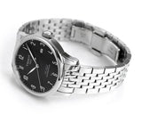 Tissot Le Locle Powermatic 80 Black Dial Silver Steel Strap Watch For Men - T006.407.11.052.00 Buy Now By Tissot