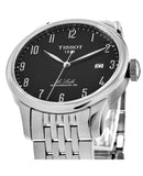 Tissot T Classic Powermatic 80 Black Dial Silver Steel Strap Watch For Men - T41.1.483.52 Buy Now By Tissot