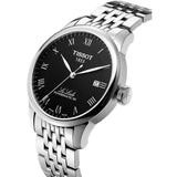 Tissot T Classic Le Locle Powermatic 80 Black Dial Silver Steel Strap Watch For Women - T41.1.483.53 Buy Now By Tissot