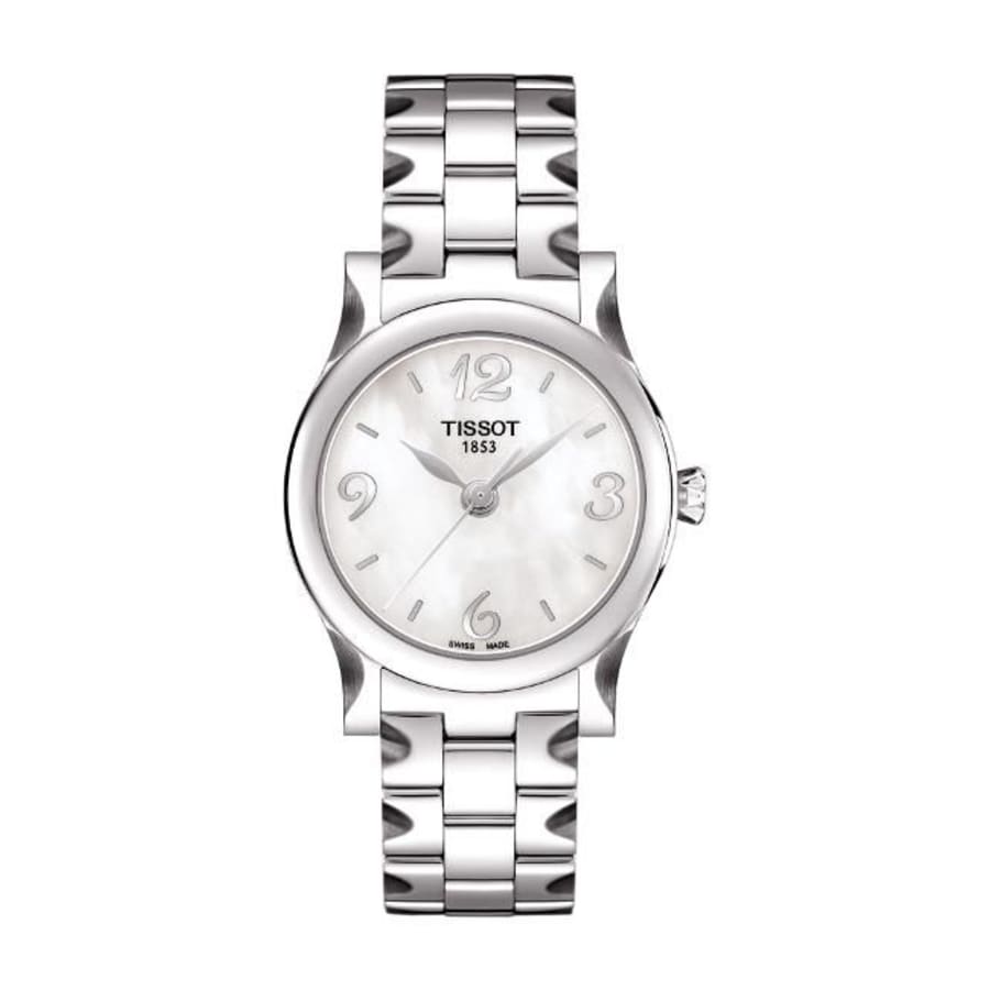 Tissot Stylis-T Mother of Pearl Dial Watch For Women - T028.210.11.117.02 Buy Now By Tissot
