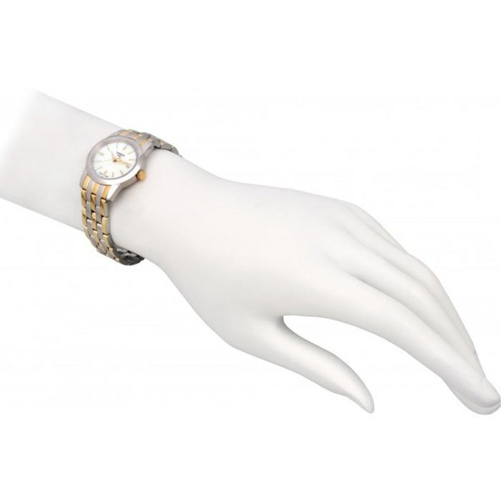 Tissot T Classic Dream Mother of Pearl Dial Two Tone Steel Strap Watch For Women - T033.210.22.111.00 Buy Now By Tissot