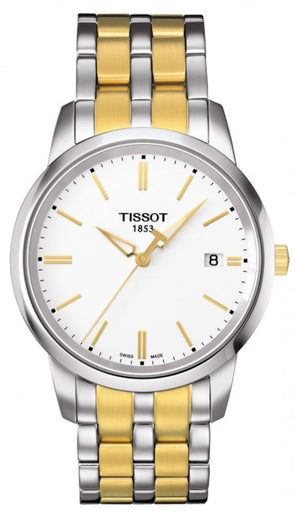 Tissot T Classic Dream White Dial Two Tone Steel Strap Watch for Men - T033.410.22.011.01 Buy Now By Tissot