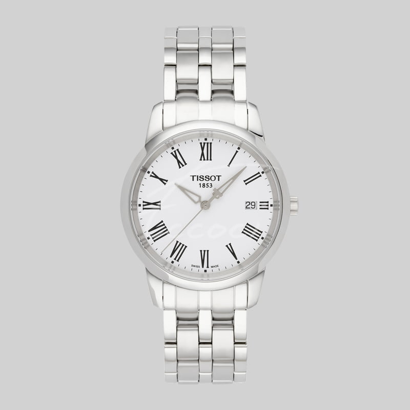 Tissot T Classic Dream White Dial Silver Steel Strap Watch for Men - T033.410.11.013.01 Buy Now By Tissot
