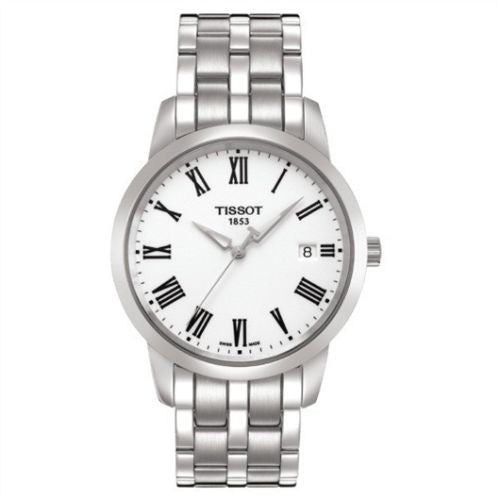 Tissot T Classic Dream White Dial Silver Steel Strap Watch for Men - T033.410.11.013.01 Buy Now By Tissot