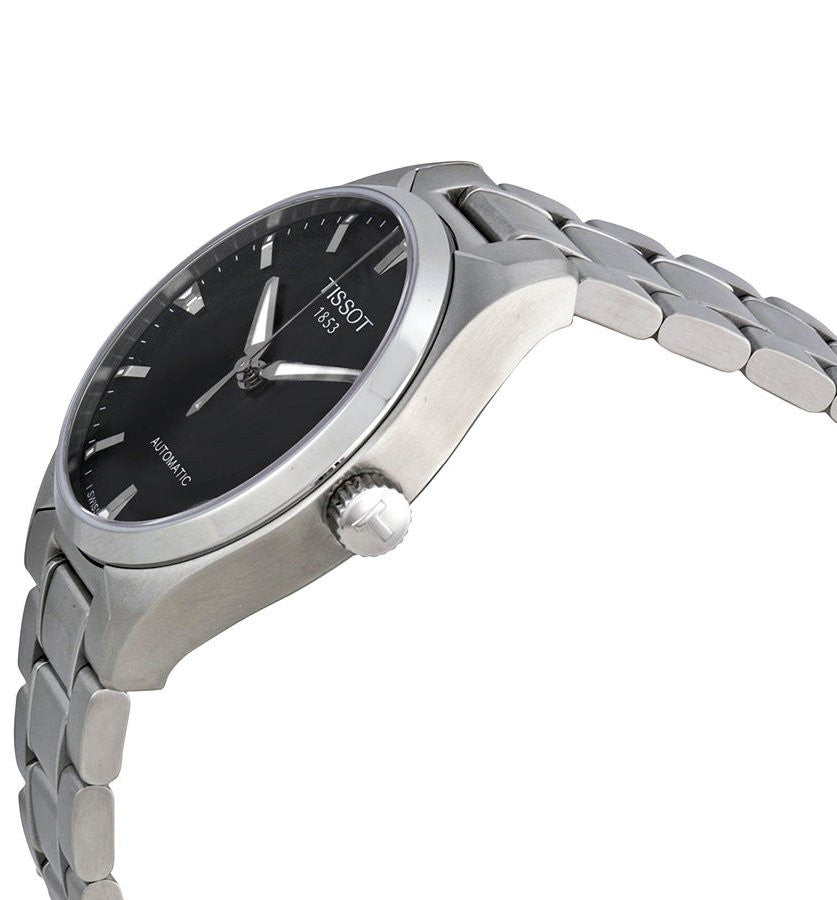 Tissot T Trend Couturier Chronograph Black Dial Silver Steel Strap Watch For Men - T035.410.11.051.00 Buy Now By Tissot