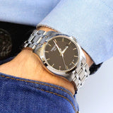 Tissot T Trend Couturier Chronograph Black Dial Silver Steel Strap Watch For Men - T035.410.11.051.00 Buy Now By Tissot