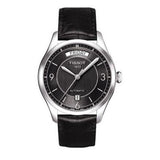Tissot T One Automatic Black Dial Black Leather Strap Watch For Men - T038.430.16.057.00 Buy Now By Tissot