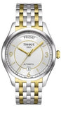 Tissot T Classic T One Automatic Silver Dial Two Tone Steel Strap Watch For Men - T038.430.22.037.00 Buy Now By Tissot