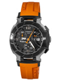 Tissot T Race Chronograph Black Dial Orange Rubber Strap Watch for Women - T048.217.27.057.00 Buy Now By Tissot