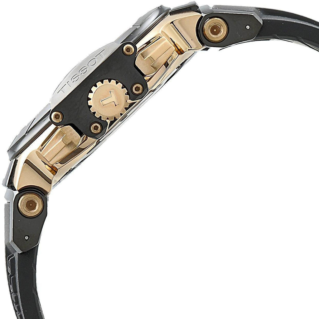 Tissot T Race Chronograph Automatic Black Dial Black Rubber Strap Watch for Men - T048.417.27.057.06 Buy Now By Tissot