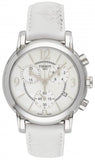 Tissot Dressport Chronograph Mother of Pearl Dial White Leather Strap Watch for Women - T050.217.17.117.00 Buy Now By Tissot