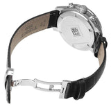 Tissot PRC 200 Chronograph Black Dial Black Leather Strap Watch For Men - T055.417.16.057.00 Buy Now By Tissot