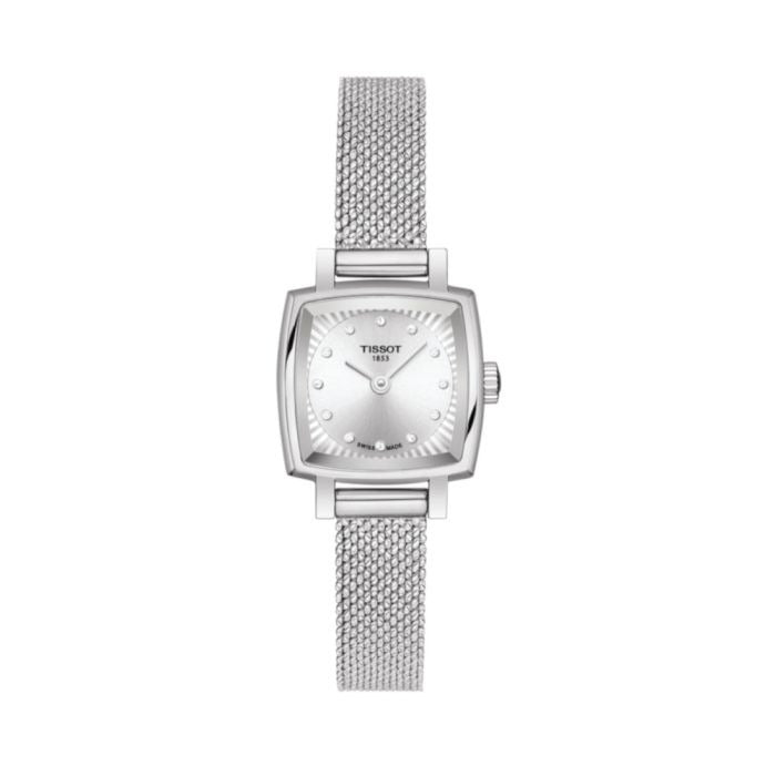 Tissot Lovely Square Silver Dial Silver Mesh Bracelet Watch For Women - T058.109.11.036.00 Buy Now By Tissot