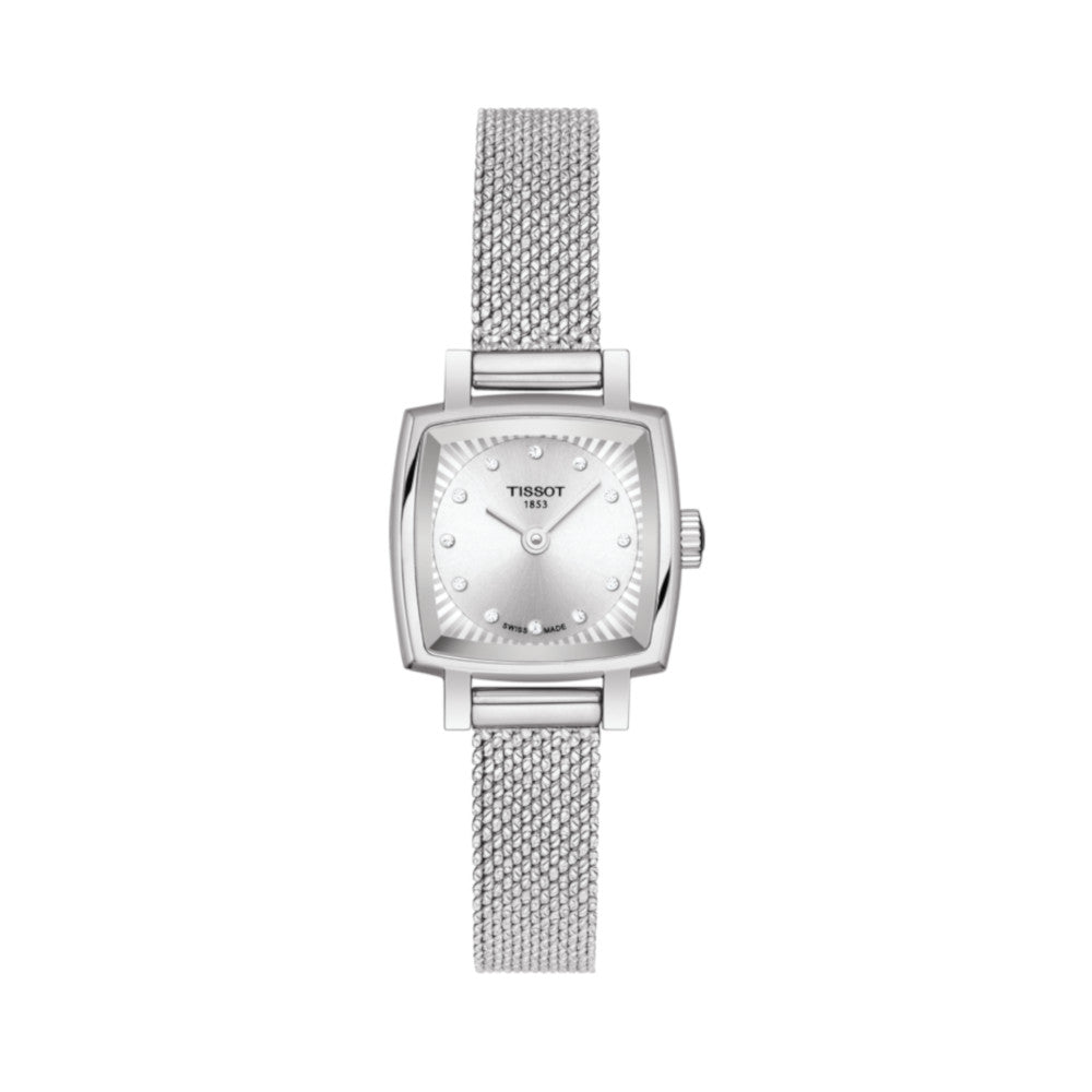 Tissot Lovely Square Silver Dial Silver Mesh Bracelet Watch For Women - T058.109.11.036.00 Buy Now By Tissot