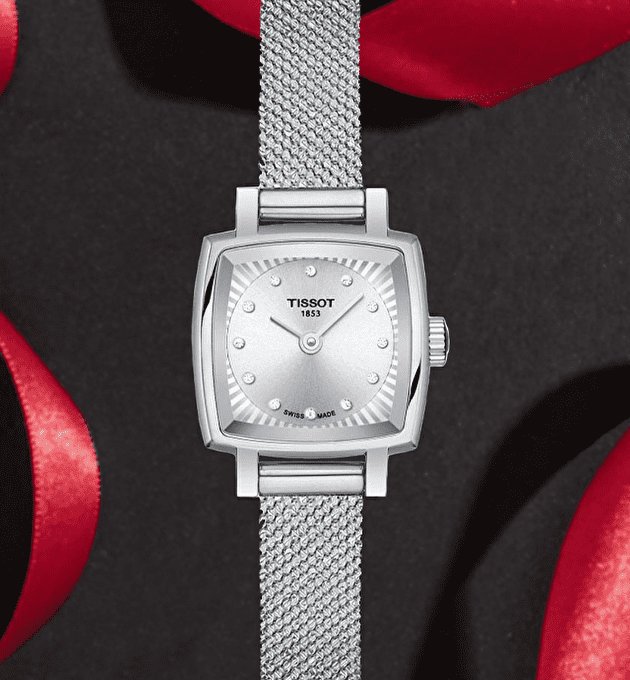 Tissot Lovely Square Silver Dial Silver Mesh Bracelet Watch For Women - T058.109.11.036.00 Buy Now By Tissot