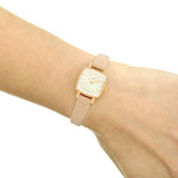 Tissot T Lady Lovely Square White Dial Pink Leather Strap Watch For Women - T058.109.36.031.00 Buy Now By Tissot