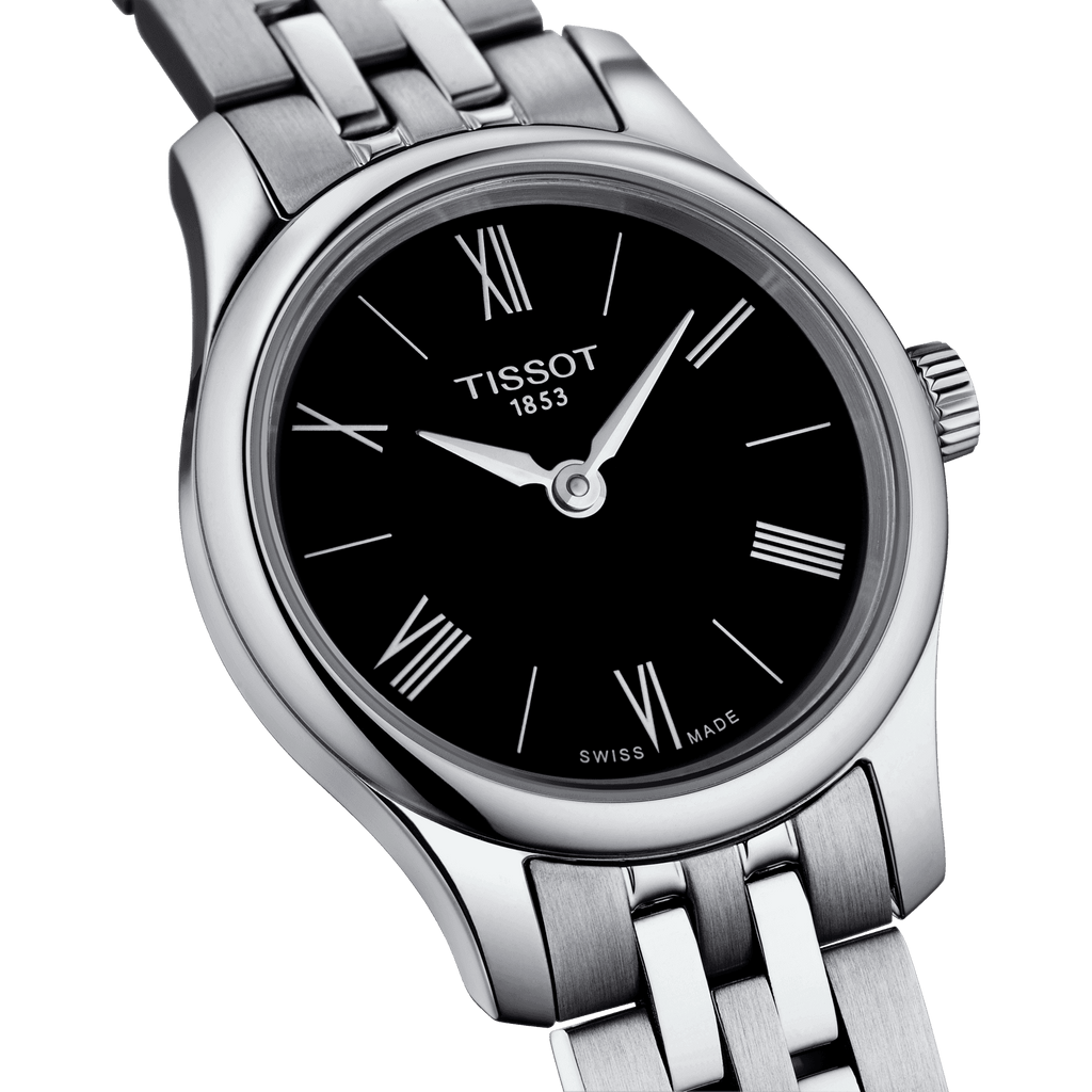 Tissot T Classic Tradition 5.5 Lady Black Dial Watch For Women - T063.009.11.058.00 Buy Now By Tissot