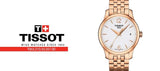 Tissot T Classic Tradition Lady White Dial Rose Gold Steel Strap Watch for Women - T063.210.33.037.00 Buy Now By Tissot