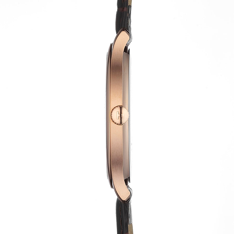 Tissot T Classic Tradition White Dial Brown Leather Strap Watch For Men - T063.610.36.037.00 Buy Now By Tissot