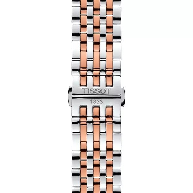 Tissot Tradition Powermatic 80 Open Heart Silver Dial Two Tone Steel Strap Watch For Men - T063.907.22.038.01 Buy Now By Tissot