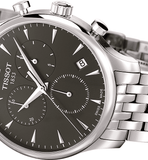 Tissot T Classic Tradition Chronograph Black Dial Silver Steel Strap Watch For Men - T063.617.11.067.00 Buy Now By Tissot