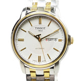 Tissot T Classic Automatics III White Dial Two Tone Steel Strap Watch For Men - T065.430.22.031.00 Buy Now By Tissot