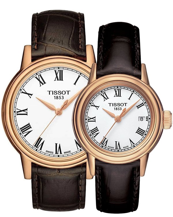 Tissot T Classic Carson White Dial Brown Leather Strap Watch For Men - T085.410.36.013.00 Buy Now By Tissot