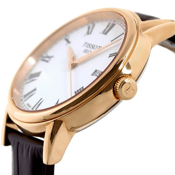 Tissot T Classic Carson White Dial Brown Leather Strap Watch For Men - T085.410.36.013.00 Buy Now By Tissot