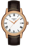 Tissot T Classic Carson White Dial Brown Leather Strap Watch For Men - T085.410.36.013.00 Buy Now By Tissot