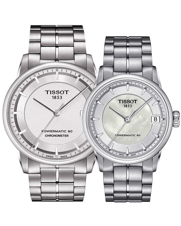 Tissot Luxury Powermatic 80 Silver Dial Silver Steel Strap Watch For Men - T086.408.11.031.00 Buy Now By Tissot