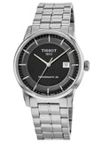 Tissot Luxury Powermatic 80 Black Dial Silver Steel Strap Watch For Men - T086.407.11.051.00 Buy Now By Tissot