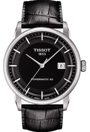 Tissot T Classic Luxury Black Dial Black Leather Strap Watch For Men - T086.407.16.051.00 Buy Now By Tissot