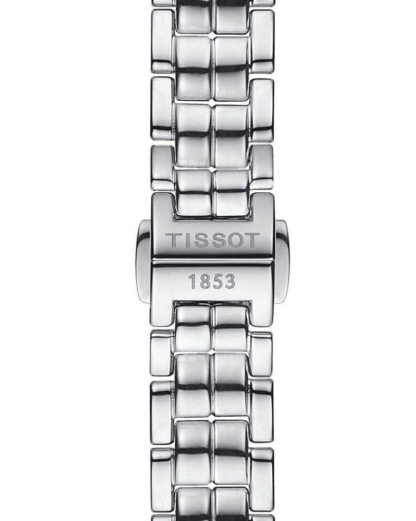 Tissot T Lady Flamingo Mother of Pearl White Dial Silver Steel Strap Watch For Women - T094.210.11.111.00 Buy Now By Tissot