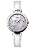 Tissot T Trend Flamingo Valentines Mother of Pearl White Dial White Leather Strap Watch For Women - T094.210.16.111.01 Buy Now By Tissot