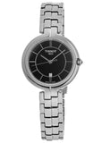 Tissot T Trend Flamingo Black Dial Silver Steel Strap Watch For Women - T094.210.11.051.00 Buy Now By Tissot