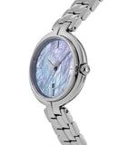 Tissot T Lady Flamingo Mother of Pearl Blue Dial Silver Steel Strap Watch For Women - T094.210.11.121.00 Buy Now By Tissot