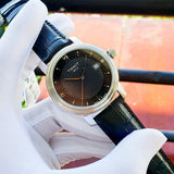 Tissot T Classic Bridgeport Black Dial Black Leather Strap Watch For Men - T097.410.16.058.00 Buy Now By Tissot