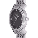 Tissot T Classic Bridgeport Black Dial Silver Steel Strap Watch For Men - T097.410.11.058.00 Buy Now By Tissot